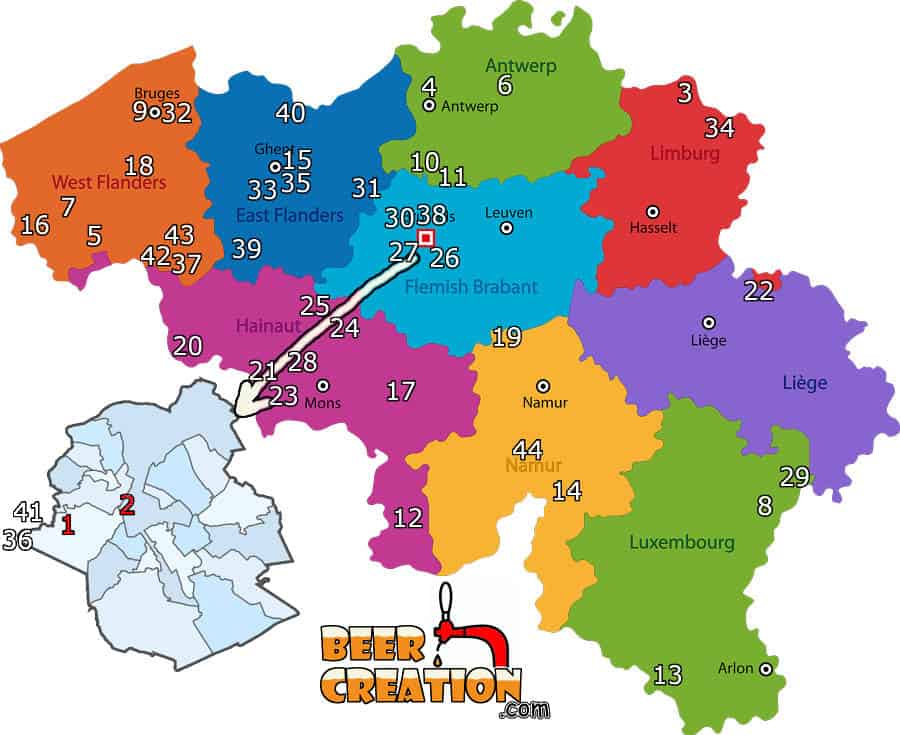 The best Belgian breweries - 44 of the best breweries in Belgium - Beercreation.com