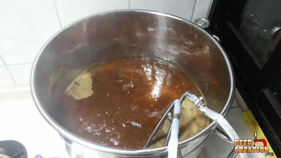 chilling wort without wasting water