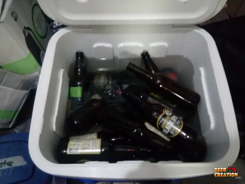 How to clean beer bottles more quickly