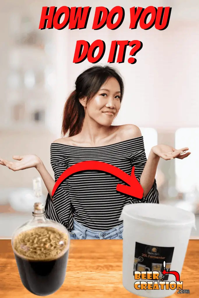 How To Transfer Beer From A Fermenter To A Bottling Bucket